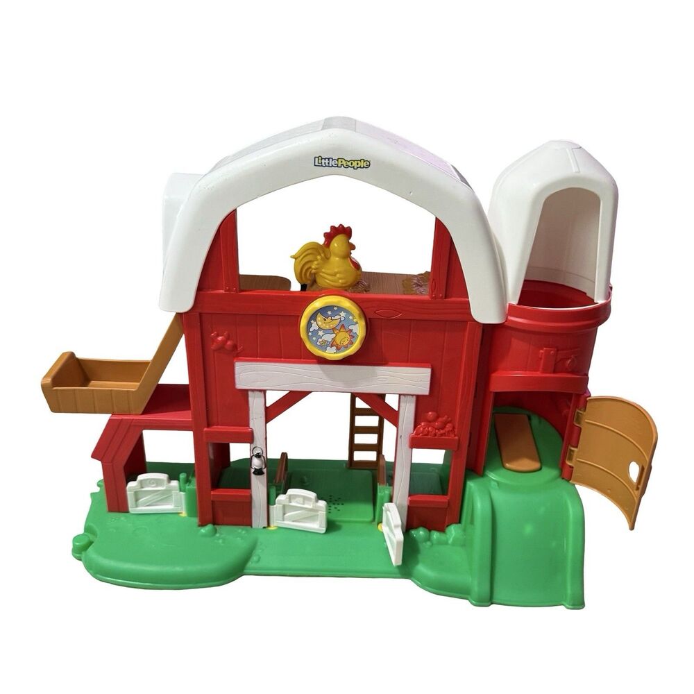 Fisher‎ Price 2013 Little People Farm Barn Silo Sounds Playset Sounds Works